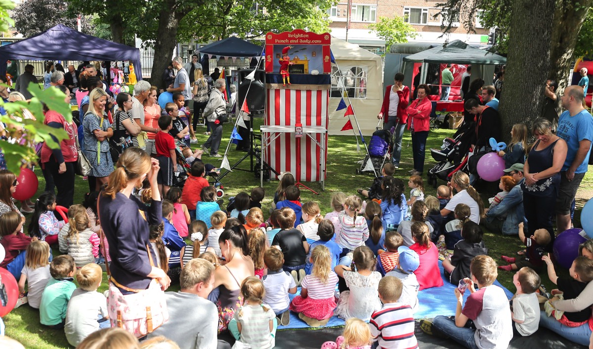 book a punch and judy show London